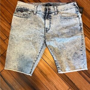 Men's Light Blue Denim Shorts